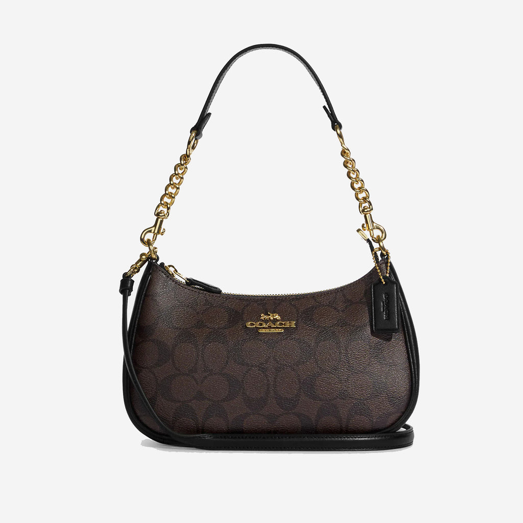 Coach Terri Shoulder Bag – Brown (Brązowa)