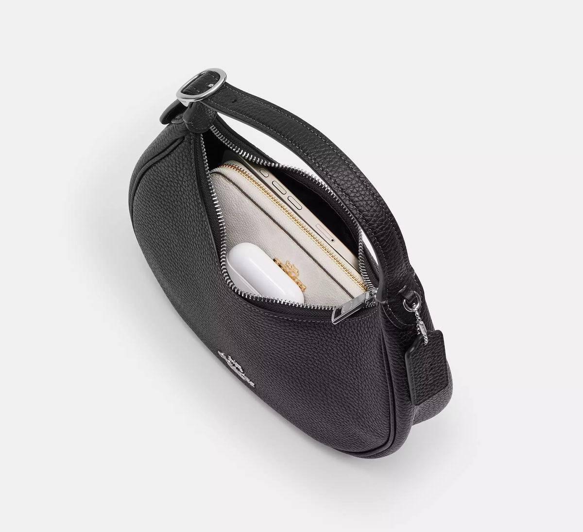 Torebka Coach Emily Shoulder Bag – Black / Gold (Czarna / Elegancka)