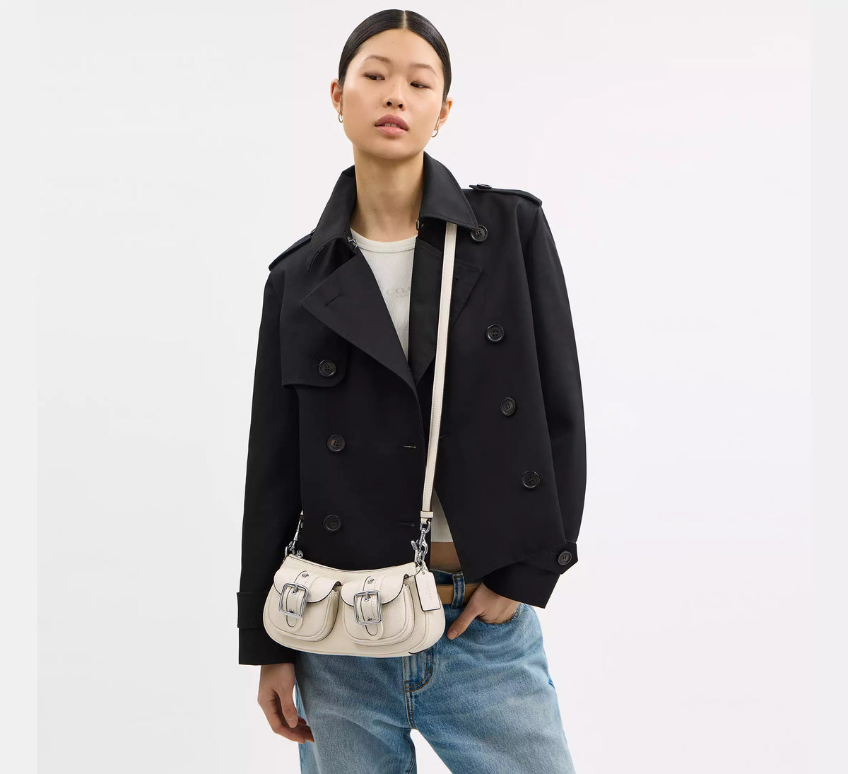 Torebka Coach Ashton Bag – White / Gold (Biała / Elegancka)