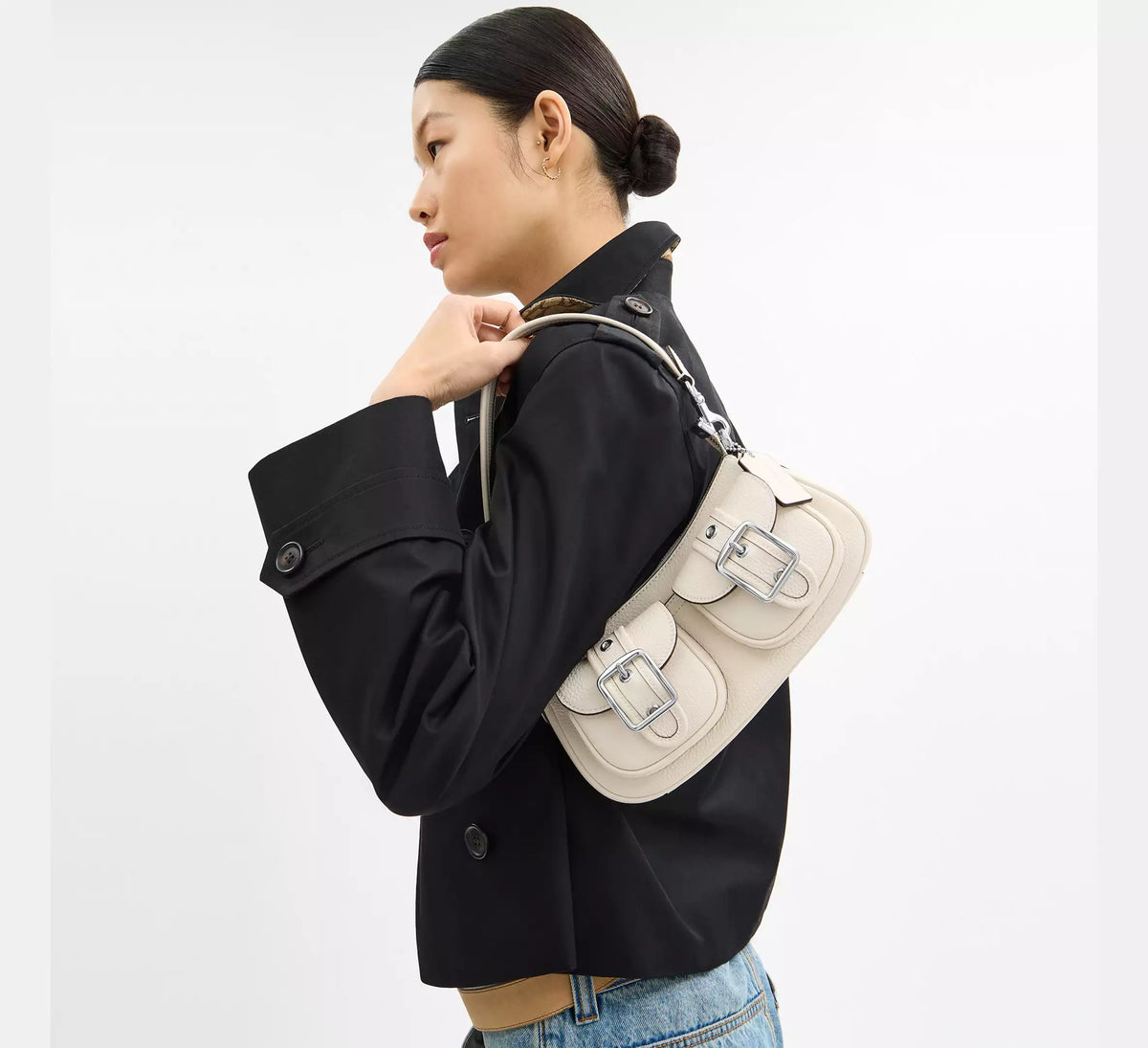 Torebka Coach Ashton Bag – White / Gold (Biała / Elegancka)
