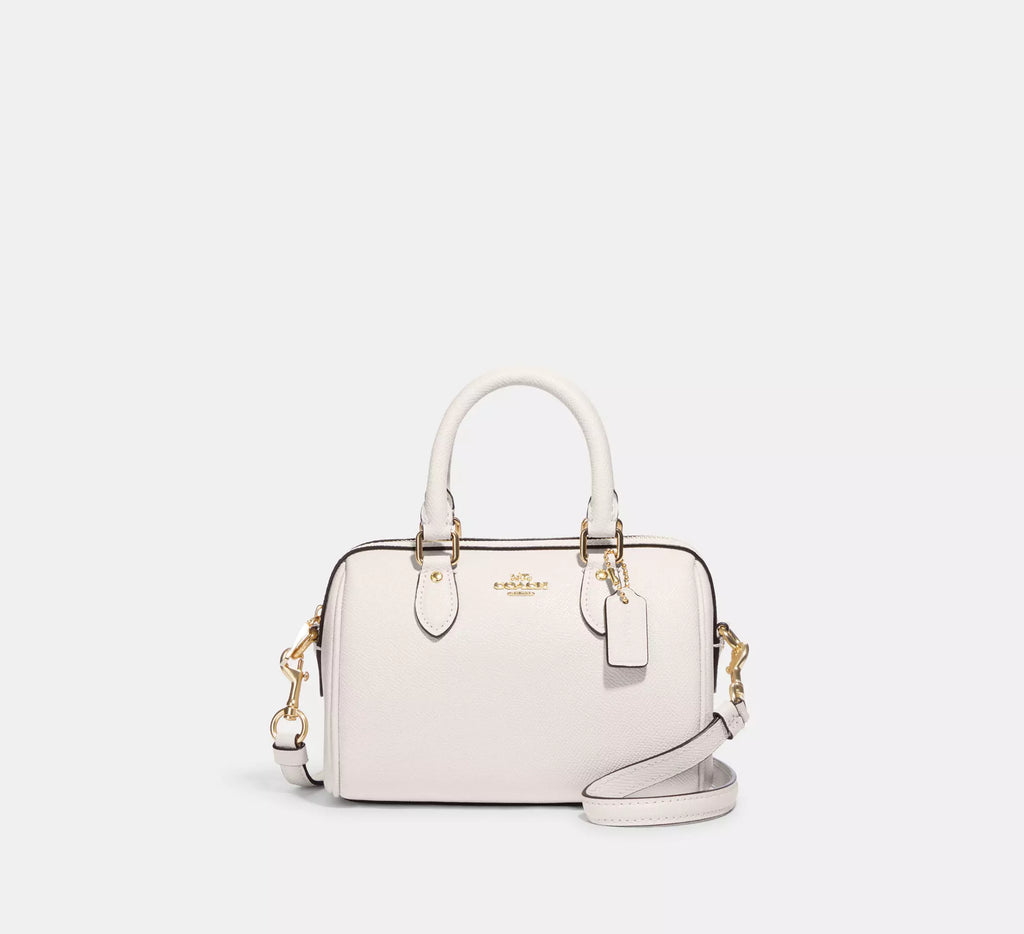 Torebka Coach Mini Rowan Crossbody Bag – Black / Gold (Czarna / Elegancka)