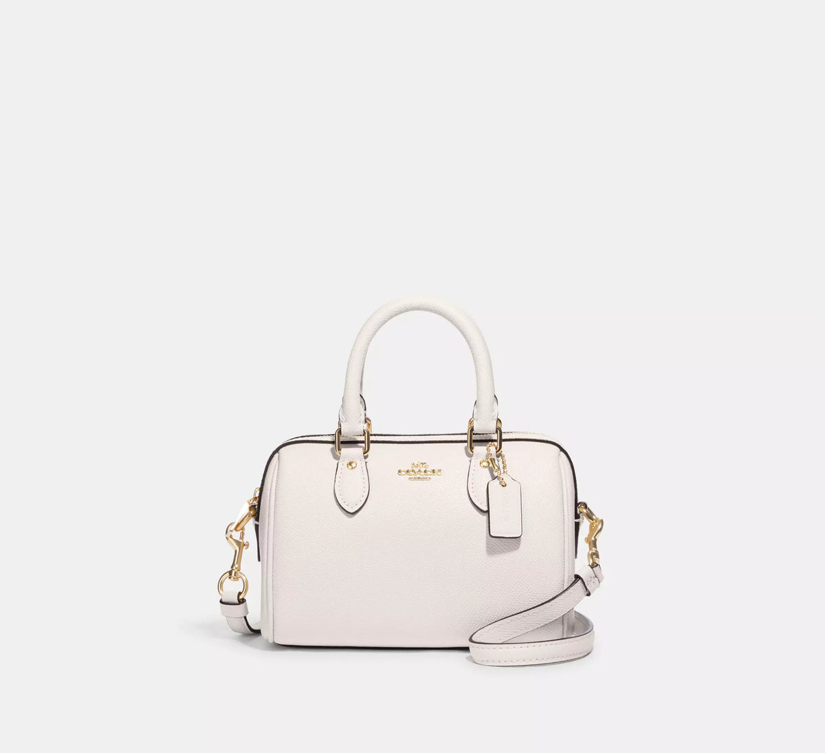 Torebka Coach Mini Rowan Crossbody Bag – Black / Gold (Czarna / Elegancka)
