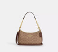 Torebka Coach Teri Shoulder Bag in Signature Canvas – Brown / Khaki (Brązowa / Monogram)