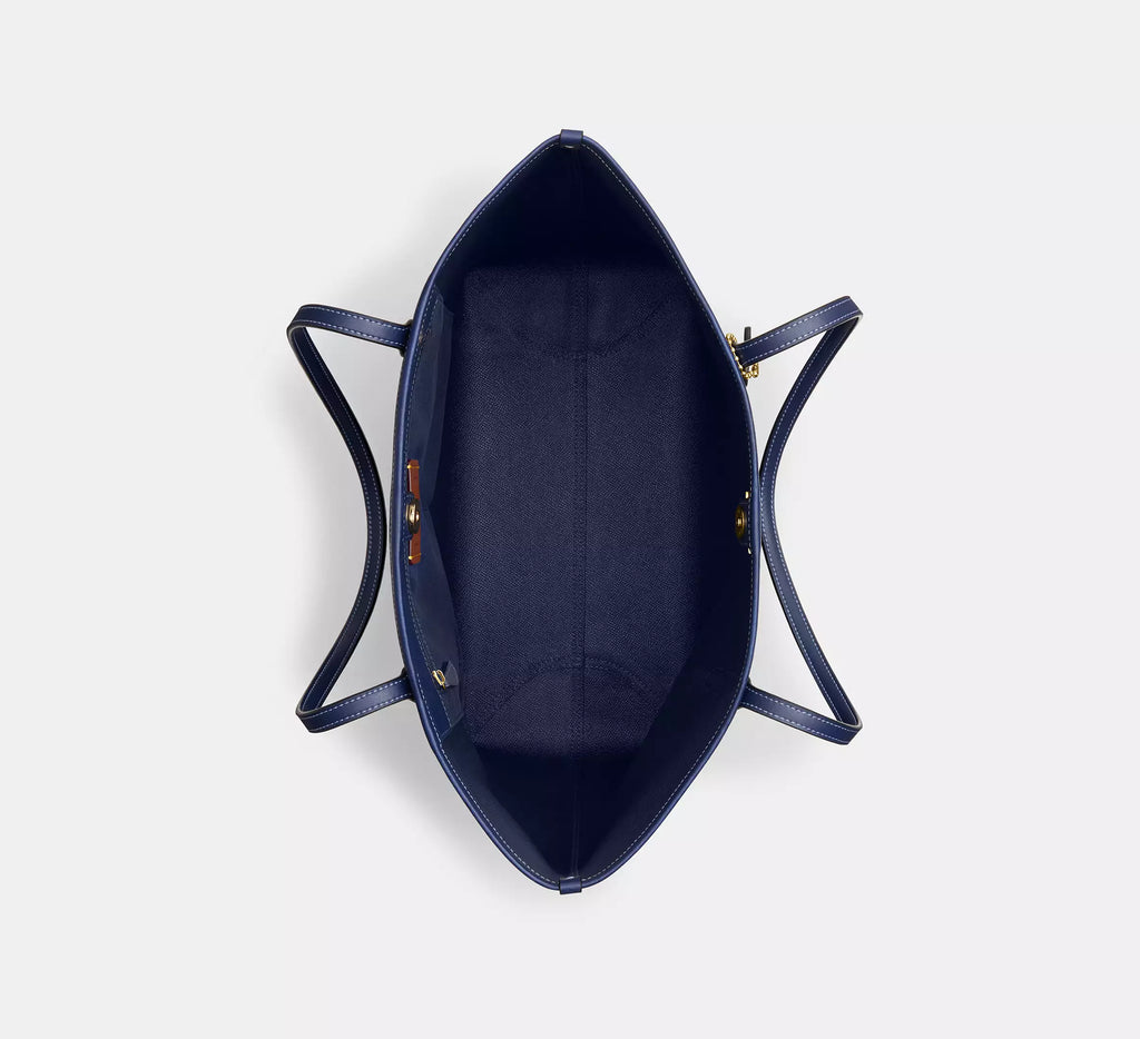 Torebka Coach Gallery Tote in Signature Canvas – Midnight Navy / Blue (Granatowa / Monogram)
