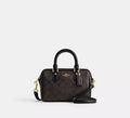 Torebka Coach Mini Rowan Crossbody Bag in Signature Canvas – Brown / Black (Brązowa / Monogram)